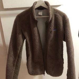 Patagonia fleece teddy like zip sweater